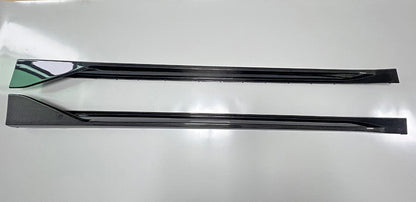BMW M3 G80 Sedan Pre-preg MP Type side skirt extension pair