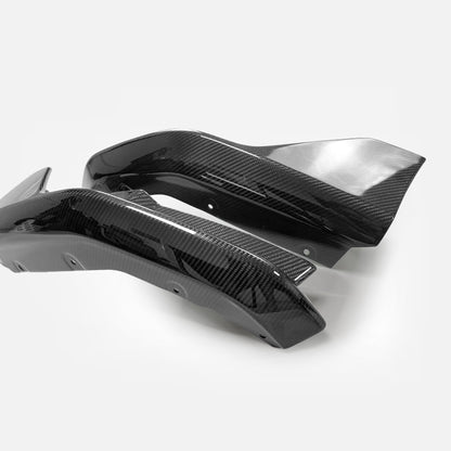 BMW 4 Series M4 G82 Coupe Pre-preg carbon MP Type rear bumper side splitter pair