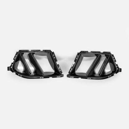 BMW M3 G80 Sedan M4 G82 Coupe Pre-preg carbon M Type twin fin air duct pair