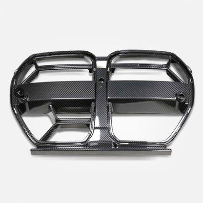 BMW M3 G80 Sedan M4 G82 Coupe Pre-preg carbon Type CSL front grill pair (with ACC)
