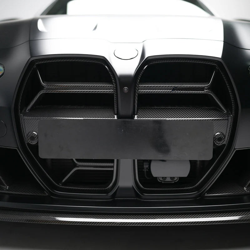 BMW M3 G80 Sedan M4 G82 Coupe Pre-preg carbon Type CSL front grill pair (with ACC)