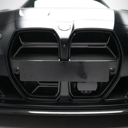 BMW M3 G80 Sedan M4 G82 Coupe Pre-preg carbon Type CSL front grill pair (with ACC)