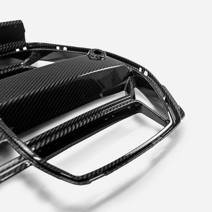BMW M3 G80 Sedan M4 G82 Coupe Pre-preg carbon Type CSL front grill pair (without ACC)