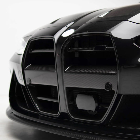 BMW M3 G80 Sedan M4 G82 Coupe Pre-preg carbon Type ST front grill pair