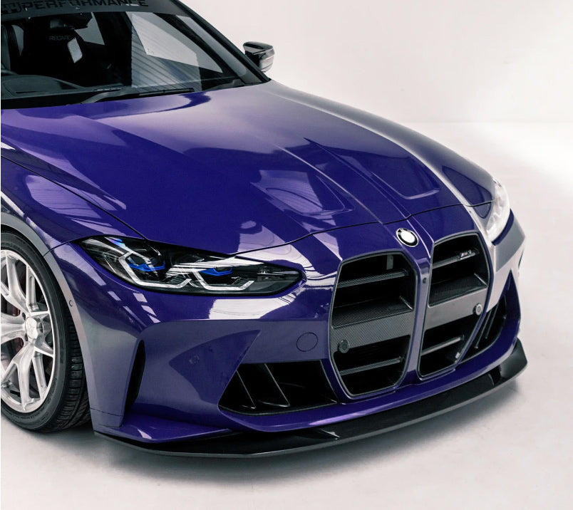 BMW M3 G80 Sedan M4 G82 Coupe Pre-preg carbon R Type front lip