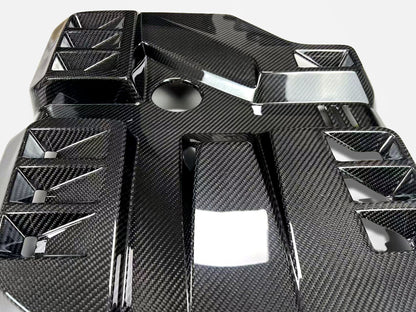 BMW M2 G87 M3 G80 G81 M4 G82 G83 EV Type Pre-preg carbon engine cover replacement