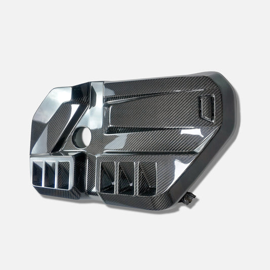 BMW M2 G87 M3 G80 G81 M4 G82 G83 Pre-preg carbon engine cover replacement
