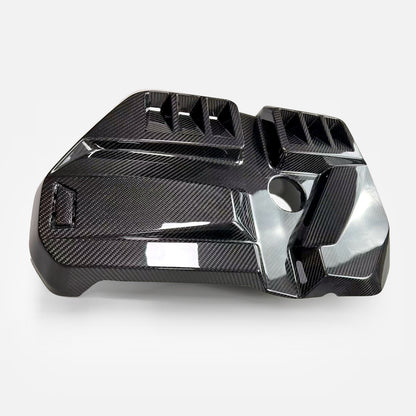 BMW M2 G87 M3 G80 G81 M4 G82 G83 Pre-preg carbon engine cover replacement