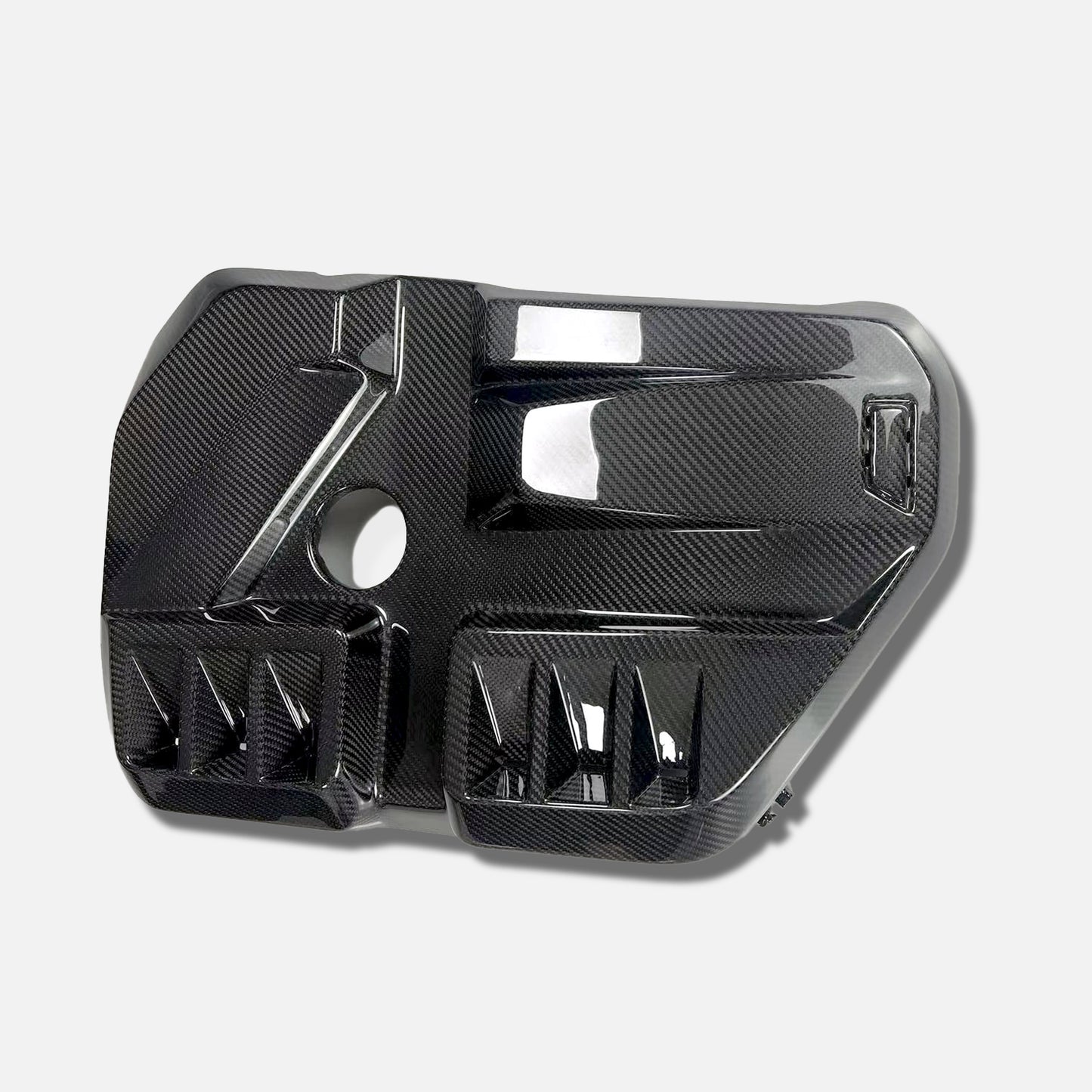 BMW M2 G87 M3 G80 G81 M4 G82 G83 Pre-preg carbon engine cover replacement