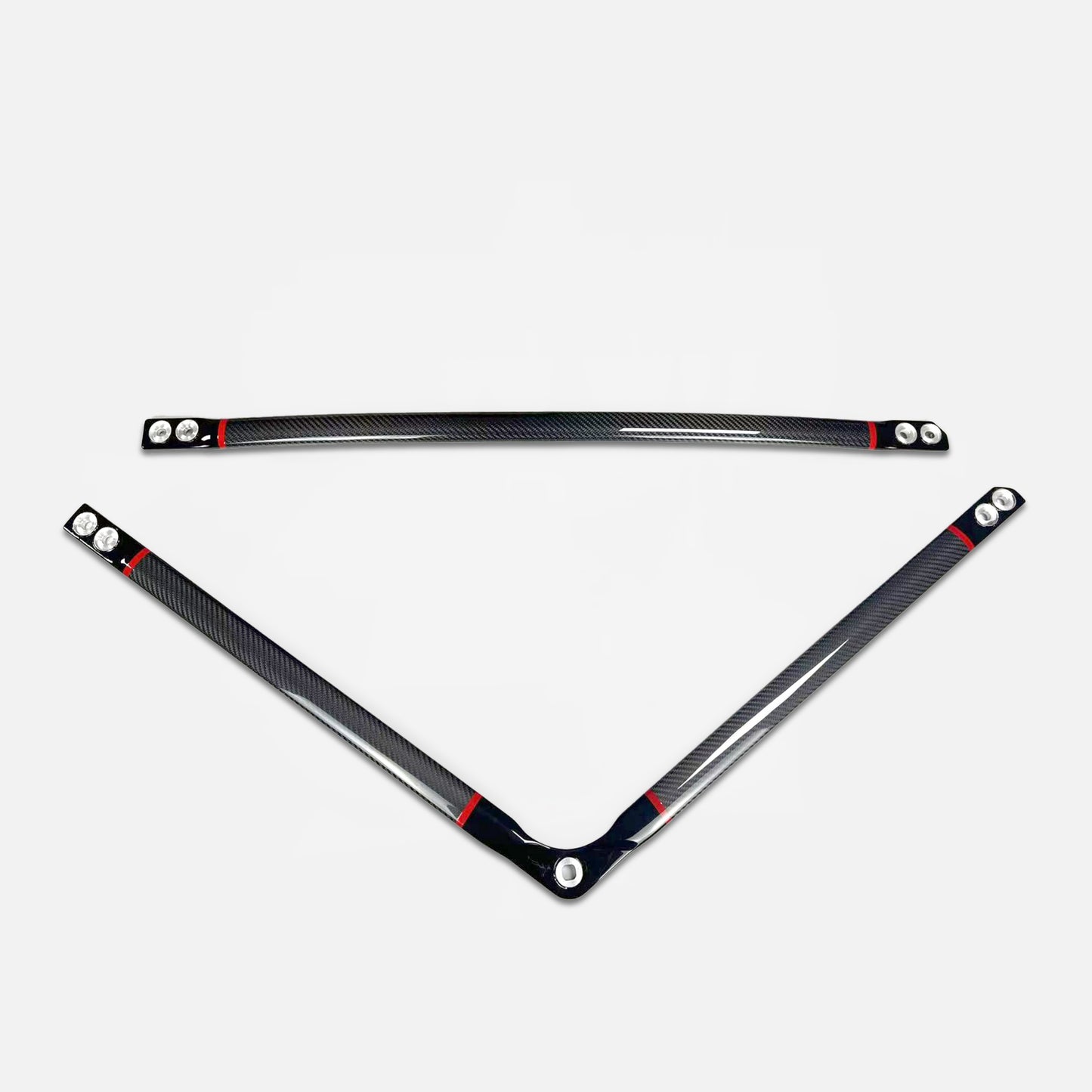 BMW M2 G87 M3 G80 M4 G82 G83 Pre-preg carbon front strut bar brace set 2pcs