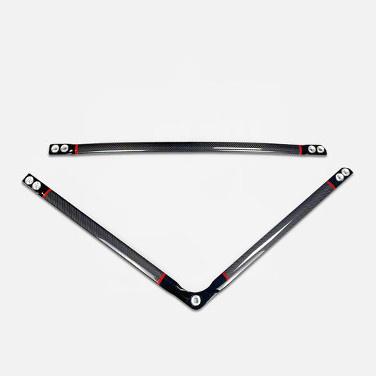 BMW M2 G87 M3 G80 M4 G82 G83 Pre-preg carbon front strut bar brace set 2pcs