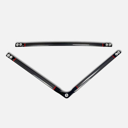 BMW M2 G87 M3 G80 M4 G82 G83 Pre-preg carbon front strut bar brace set 2pcs
