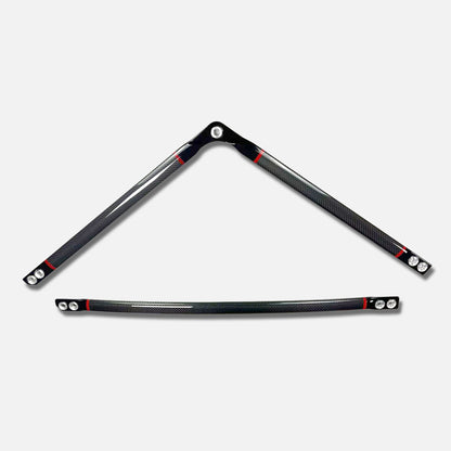 BMW M2 G87 M3 G80 M4 G82 G83 Pre-preg carbon front strut bar brace set 2pcs