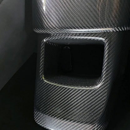 Toyota A90 Supra rear armrest console storage cover LHD (Stick on type)