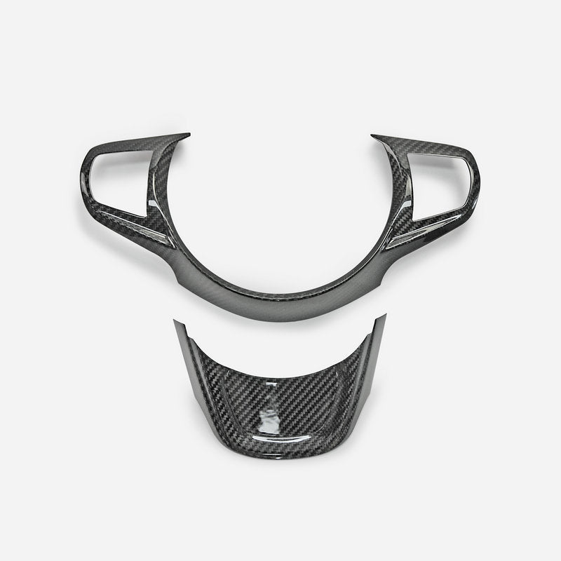 Toyota A90 Supra steering wheel switch panel trim 2Pcs (Stick on type)