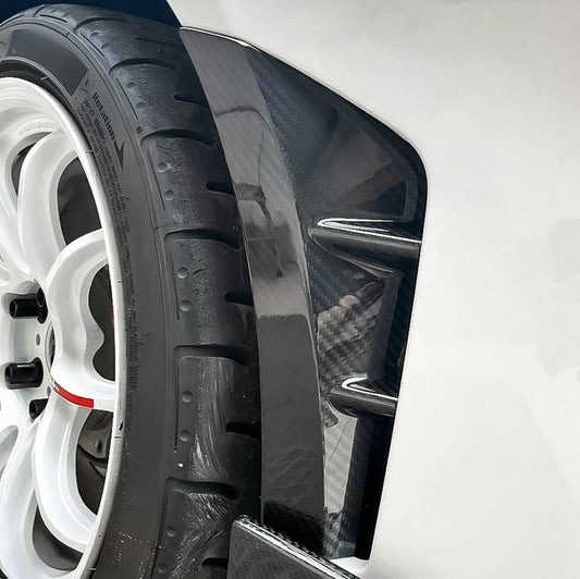 Toyota GR YARIS GXPA16 Gen 2 facelift front bumper side vent trim (Stick on type) LHD