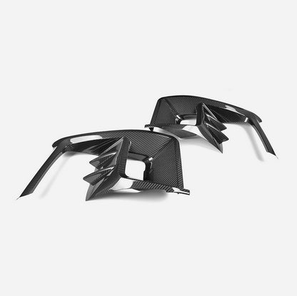 Toyota Yaris GR GXPA16 Gen 2 facelift front fog light cover pair (Stick on type)