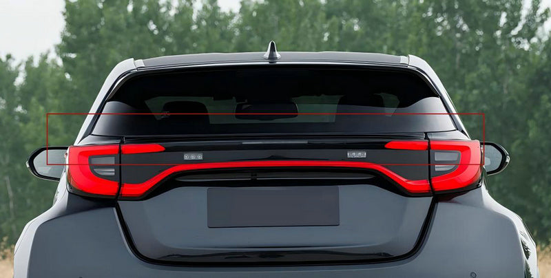Toyota Yaris GR GXPA16 Gen 2 facelift G type rear spoiler 3pcs (Stick on type)