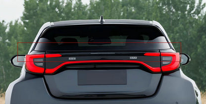 Toyota Yaris GR GXPA16 Gen 2 facelift G type rear spoiler 3pcs (Stick on type)