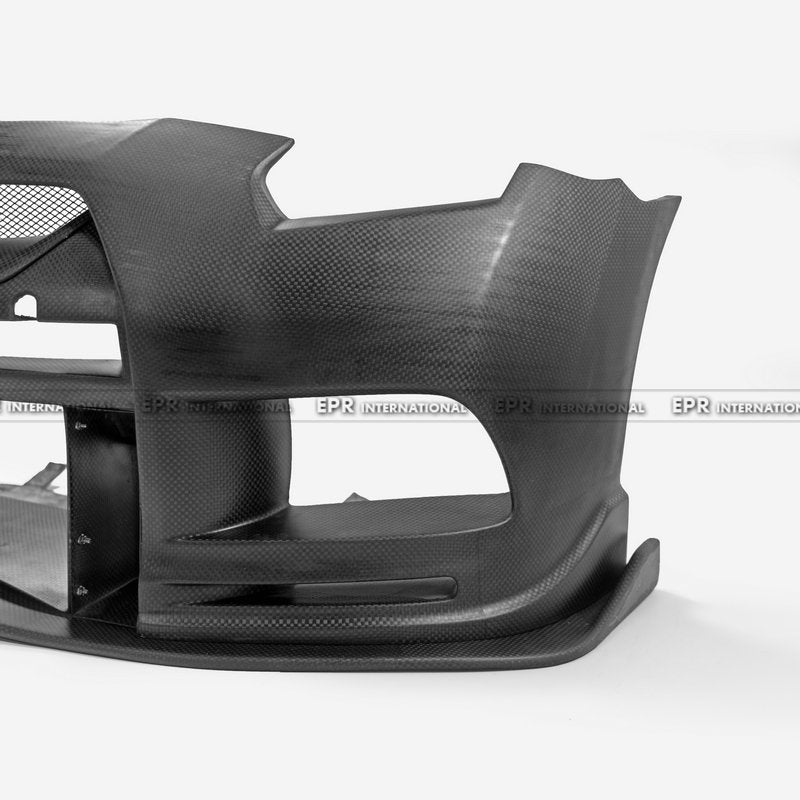 Nissan MY17 R35 GTR TR2 Type front bumper inc. front lip, 4pcs canard (Fit MY17 front bumper） without surface coating