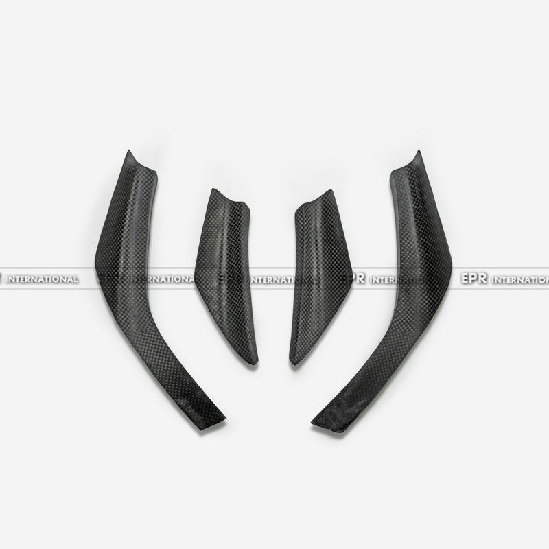Nissan MY17 R35 GTR TR2 Type front bumper inc. front lip, 4pcs canard (Fit MY17 front bumper） without surface coating