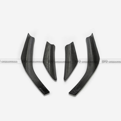 Nissan MY17 R35 GTR TR2 Type front bumper inc. front lip, 4pcs canard (Fit MY17 front bumper） without surface coating
