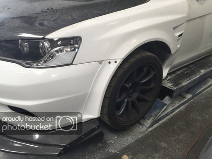 MITSUBISHI EVO 10 VRS Style Wide Ver. Wider Front Fender Panel