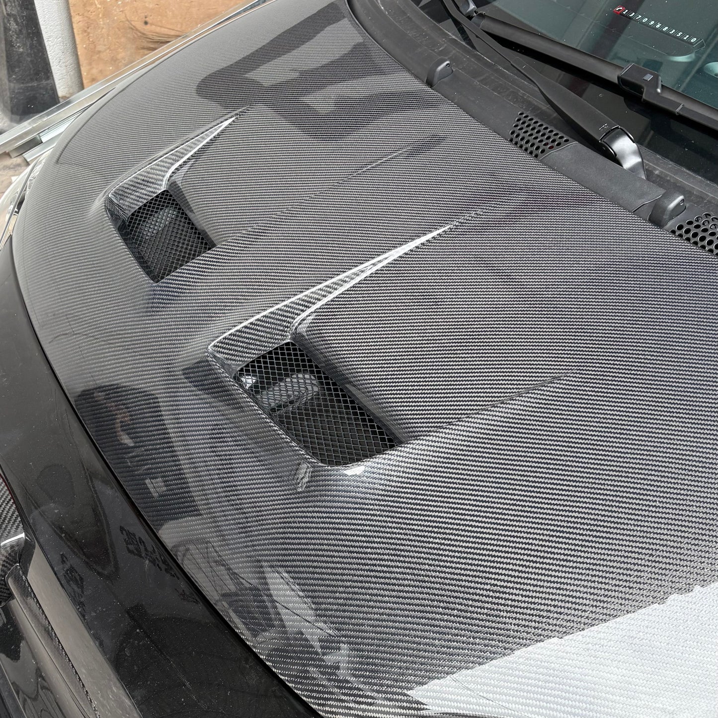 Fiat 07+ Fiat 595 500 Abarth TM Type vented hood