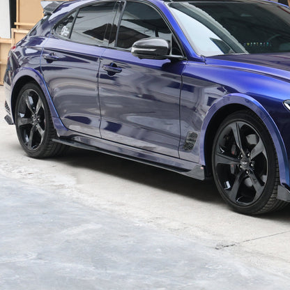 Genesis 2022 G70 facelift Hyperblade side skirt 