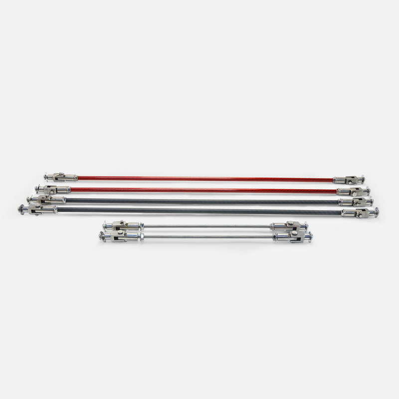 Universal alumimum support bar strut rods (Adjustable 29-30cm)