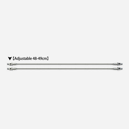 Universal alumimum support bar strut rods (Adjustable 48-49cm)