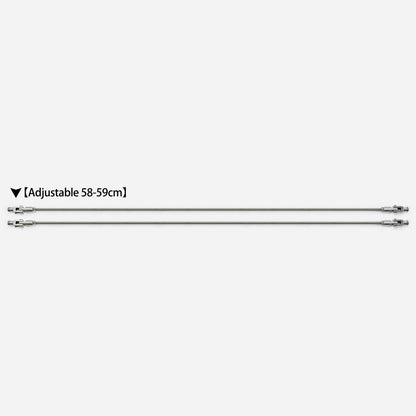 Universal alumimum support bar strut rods (Adjustable 58-59cm)