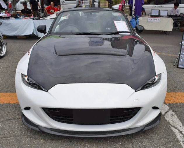 MAZDA MX5 Miata ND GV vented front hood (Fits 1.5L engine only)