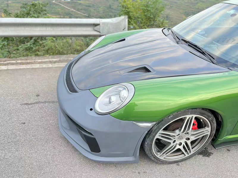 PORSCHE 911 997.2 GT2RS Type front bumper (With DRL & indicator)