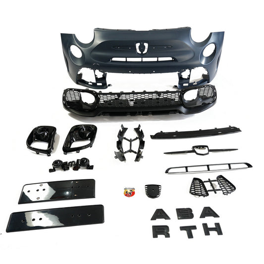 07+ Fiat 500 upgrade to Abarth front bumper (500 EU 08-15 pre-facelift S3)