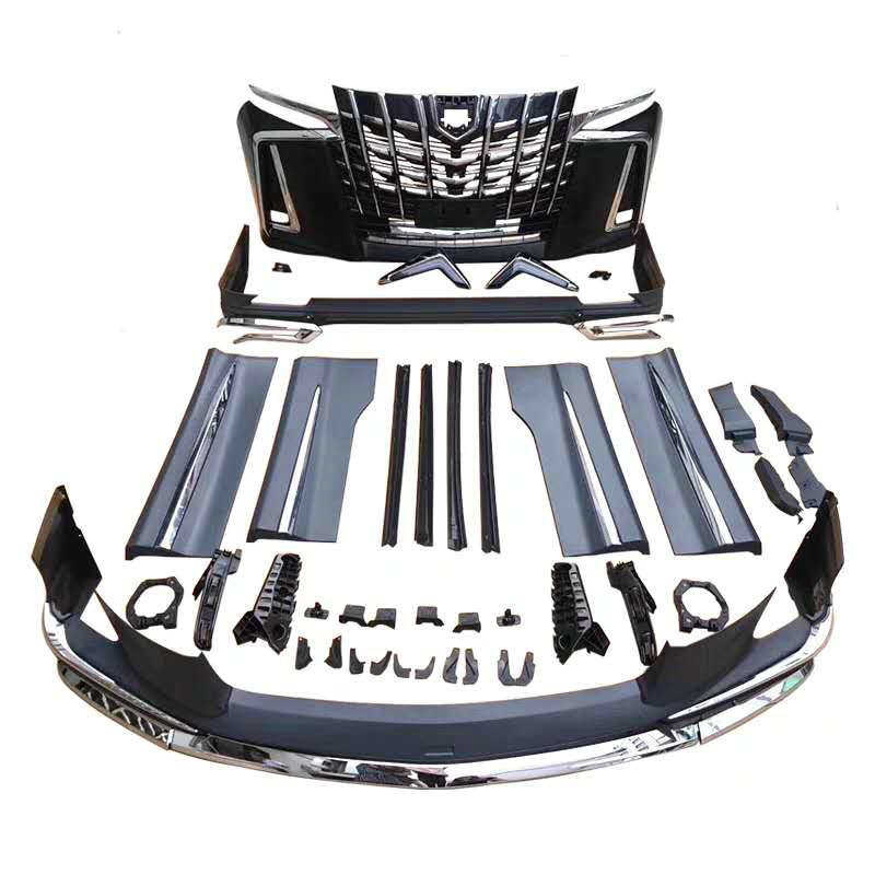 Toyota 19 up 30 Alphard SC Front Bumper w/Front Grill & LED+MDS style body kit
