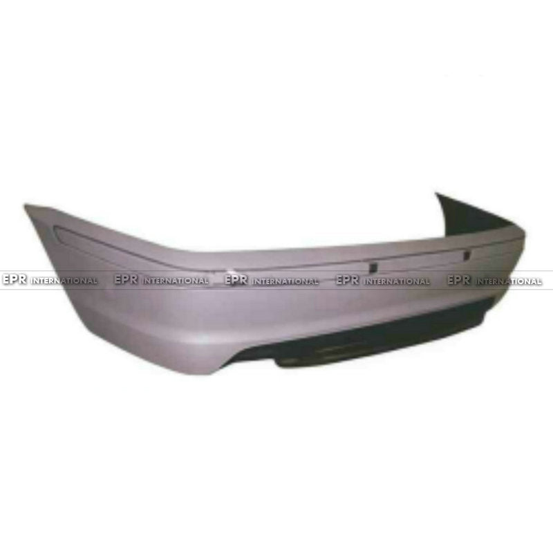 BMW 98-05 E46 4D M-Tech Type rear bumper (Single exhaust) (4 Door only)  (With or without PDC hole)