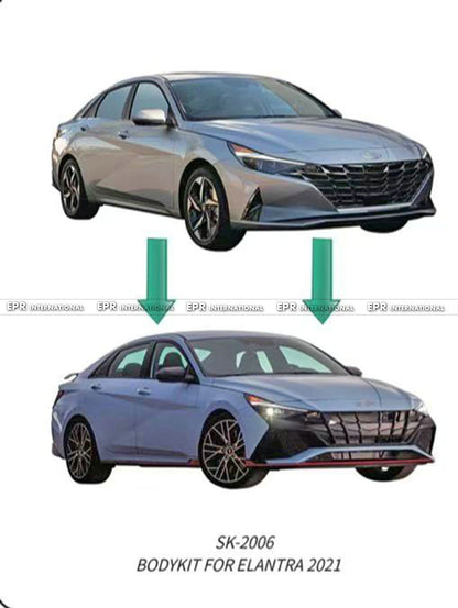 Hyundai 21-22 Elantra/Avante (CN7) N Type front bumper (Pre-facelift)