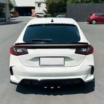 Honda Civic Gen 11 FL1 TR Type rear bumper (MIddle exhaust exit, for hatch)