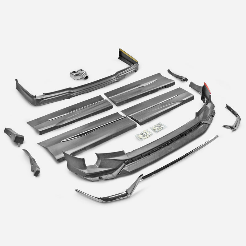17-20 Toyota Noah 80 Facelift MOD Type full kit included chrome trim (FL, DP, RL)
