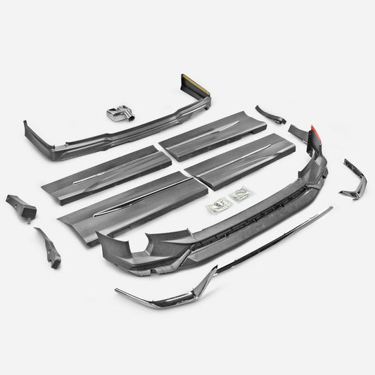 17-20 Toyota Noah 80 Facelift MOD Type full kit included chrome trim (FL, DP, RL)