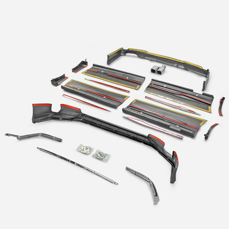 17-20 Toyota Noah 80 Facelift MOD Type full kit included chrome trim (FL, DP, RL)