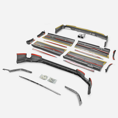 17-20 Toyota Noah 80 Facelift MOD Type full kit included chrome trim (FL, DP, RL)