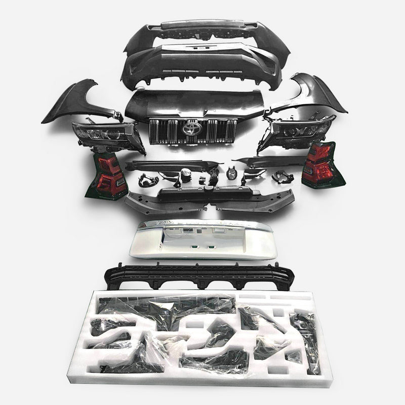 TOYOTA Prado 10-17 to 18 conversion kit(Front bumper/Front Fender/Front Grill/Head light/Hood/Rear Bumper/Tail light)