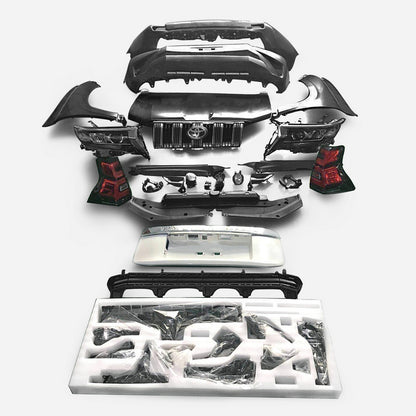 TOYOTA Prado 10-17 to 18 conversion kit(Front bumper/Front Fender/Front Grill/Head light/Hood/Rear Bumper/Tail light)