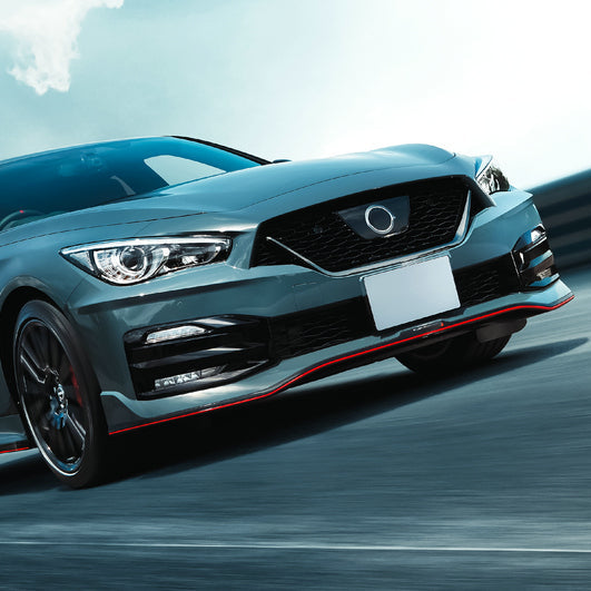 Infiniti Q50 V37 Nismo Type front bumper with DRL & grill 15Pcs (Fits Pre-facelift & facelift model)