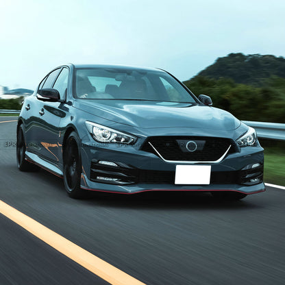 Infiniti Q50 V37 Nismo Type front bumper with DRL & grill 15Pcs (Fits Pre-facelift & facelift model)