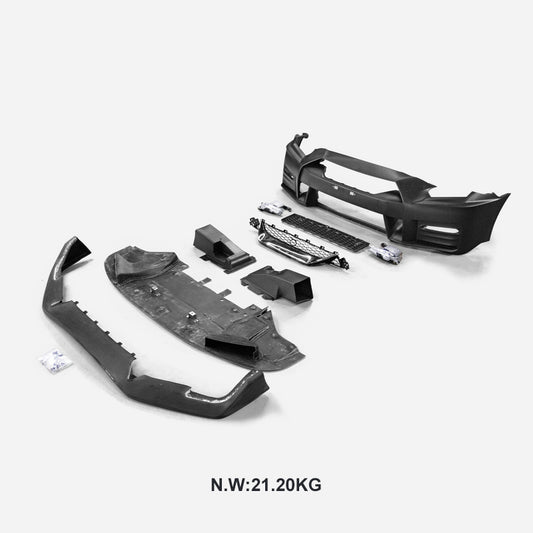 Nissan GTR R35 MY17 NIS Type front bumper include DRL (FB,FL,FG,FLG)