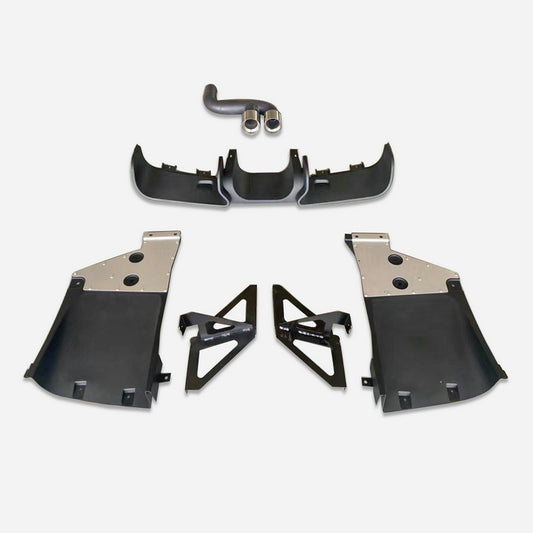 Mini 07-13 R56 JCW GP Rear Diffuser with tips
