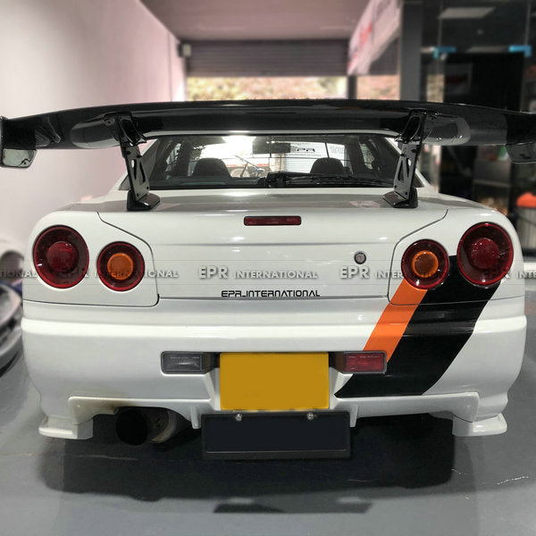 Nissan Skyline R34 TPS Style GT Spoiler With Aluminium Stand